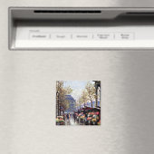 Parijs, de Bloemmarkt van La Madeleine Magneet (Insitu (Vaatwasser))