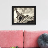 Parijs, de Eiffeltoren - omwikkeld canvas (Insitu (Woonkamer))