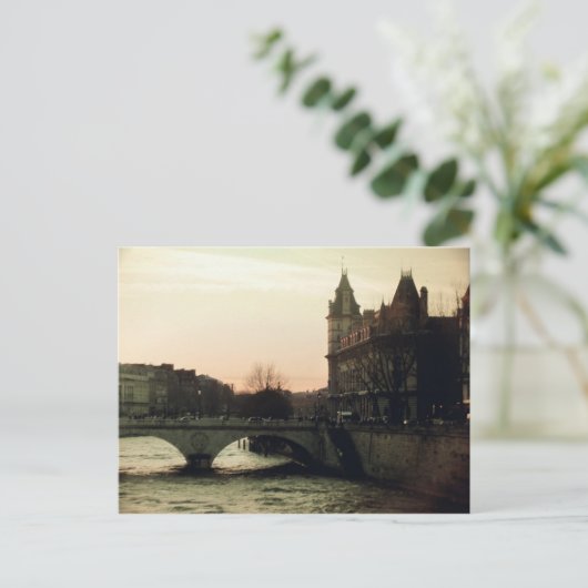 Parijs, de stad van de liefde... briefkaart (Staand voorkant)