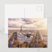 Parijs, de stad van het licht briefkaart (Voorkant / Achterkant)