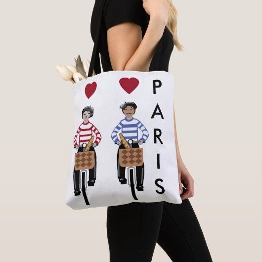 Parijs de stad van liefde tote bag (Dichtbij)