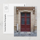 Parijs Door Briefkaart (Voorkant / Achterkant)