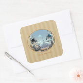 Parijs door Dag Classic Square Stickers - Joy (Envelop)