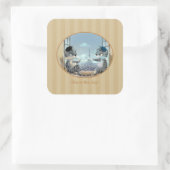 Parijs door Dag Classic Square Stickers - Joy (Tas)