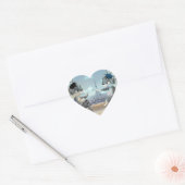 Parijs door Day Heart Stickers (Envelop)