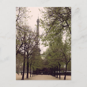 Parijs door de bomen briefkaart