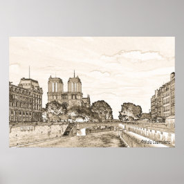 Parijs door het Poster Seine