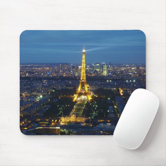 Parijs door Night mousepad Muismat (Met muis)