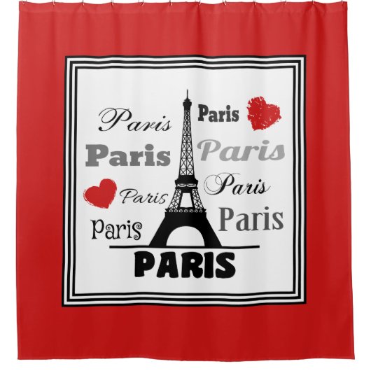 Parijs Douchegordijn (Voorkant)