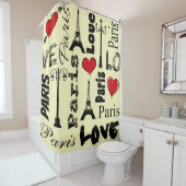 Parijs Douchegordijn (In situ)