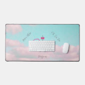 Parijs, Eiffel Bonjour Frans Sierkussen Bureaumat (Keyboard & Muis)