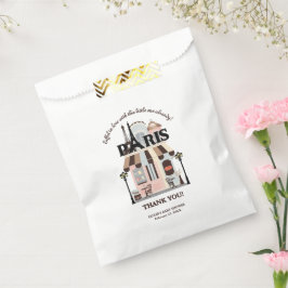 Parijs Eiffel in Love French Cafe Baby shower Bedankzakje