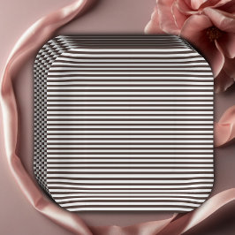 Parijs Eiffel in Love French Cafe Baby shower Papieren Bordje