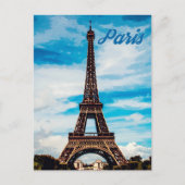 Parijs, Eiffel Tower, Frankrijk Briefkaart (Voorkant)