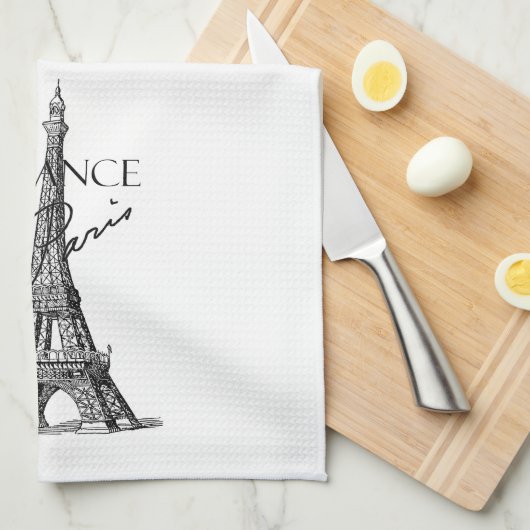 Parijs Eiffel Tower theedoeken (Quarter Fold)