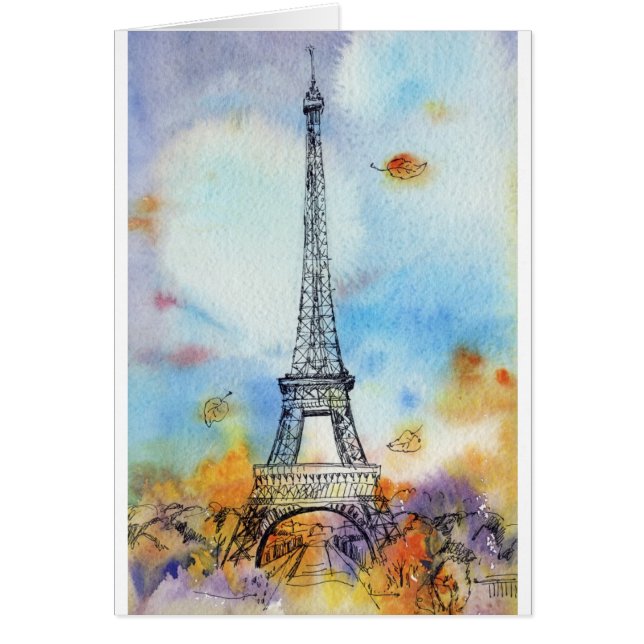 Parijs. Eiffeltoren. (Voorkant)