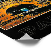 Parijs Eiffeltoren - 04 - Reisposter Poster (Hoek)