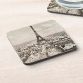 Parijs: Eiffeltoren, 1900 Bier Onderzetter (Linkerzijde)