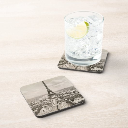 Parijs: Eiffeltoren, 1900 Bier Onderzetter (Rechterzijde)