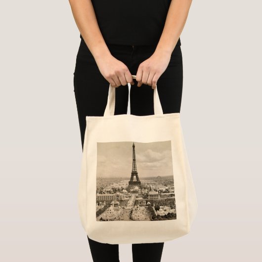 Parijs: Eiffeltoren, 1900 Tote Bag (Voorkant (product))