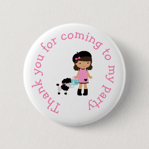 Parijs Eiffeltoren Afro-Amerikaans Ronde Button 5,7 Cm