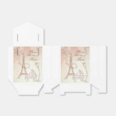 Parijs - Eiffeltoren Bedankdoosjes (Uitgevouwen)
