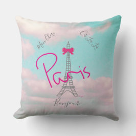 Parijs, Eiffeltoren Bonjour Frans Modern Kussen