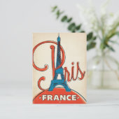 Parijs - Eiffeltoren Briefkaart (Staand voorkant)