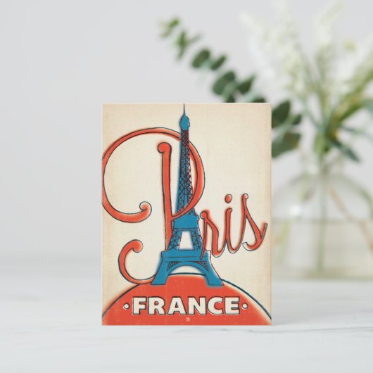 Parijs - Eiffeltoren Briefkaart (Staand voorkant)