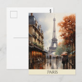 Parijs | Eiffeltoren Briefkaart (Voorkant / Achterkant)