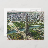  Parijs, Eiffeltoren Briefkaart (Voorkant / Achterkant)
