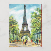  Parijs, Eiffeltoren Briefkaart (Voorkant)