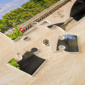 Parijs, Eiffeltoren en de Seine, Frankrijk. Legpuzzel (Zijkant)