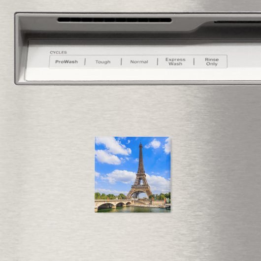 Parijs, Eiffeltoren en de Seine, Frankrijk. Magneet (Insitu (Vaatwasser))