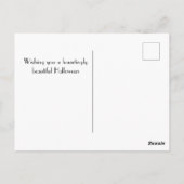 Parijs, Eiffeltoren en Halloweenballonnen Gotisch Briefkaart (Achterkant)