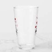 Parijs-, Eiffeltoren- en Rode Heart-ballonnen Glas (Links)