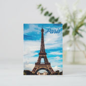 Parijs, Eiffeltoren, Frankrijk Briefkaart (Staand voorkant)