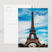 Parijs, Eiffeltoren, Frankrijk Briefkaart (Voorkant / Achterkant)