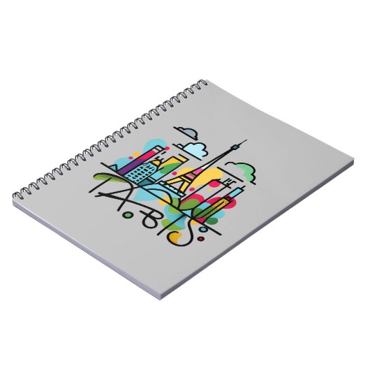 Parijs - Eiffeltoren Notitieboek (Linkerzijde)