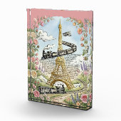 Parijs, Eiffeltoren, Romantische Franse Kunst Fotoblokken (Rechts)