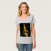 Parijs. Eiffeltoren. T-shirt (Voorkant volledig)