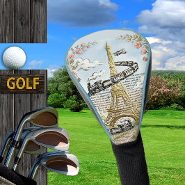 Parijs, Eiffeltoren, Vakantie Golf, Franse Kunst Golfheadcover