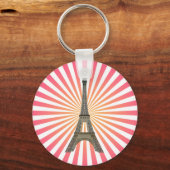 Parijs: Eiffeltoren: Vectortekening: Sleutelhanger (Voorkant)