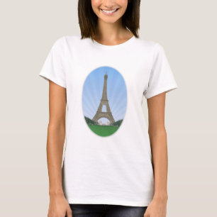 Parijs: Eiffeltoren: Vectortekening: T-shirt