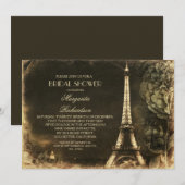 Parijs Eiffeltoren  vrijgezellenfeest Kaart (Voorkant / Achterkant)