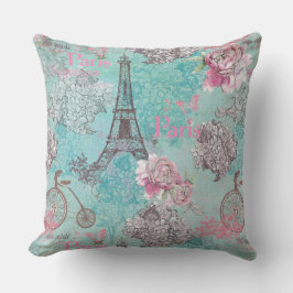 Parijs-Eiffeltower-fiets Kussen