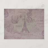 Parijs — Eiffle Tower Briefkaart (Voorkant)