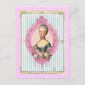 Parijs en Antoinette Briefkaart (Voorkant)