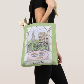 Parijs en de Eiffeltoren Franse chef-kok Tote Bag (Dichtbij)
