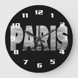 Parijs en Eiffeltoren Grote Klok